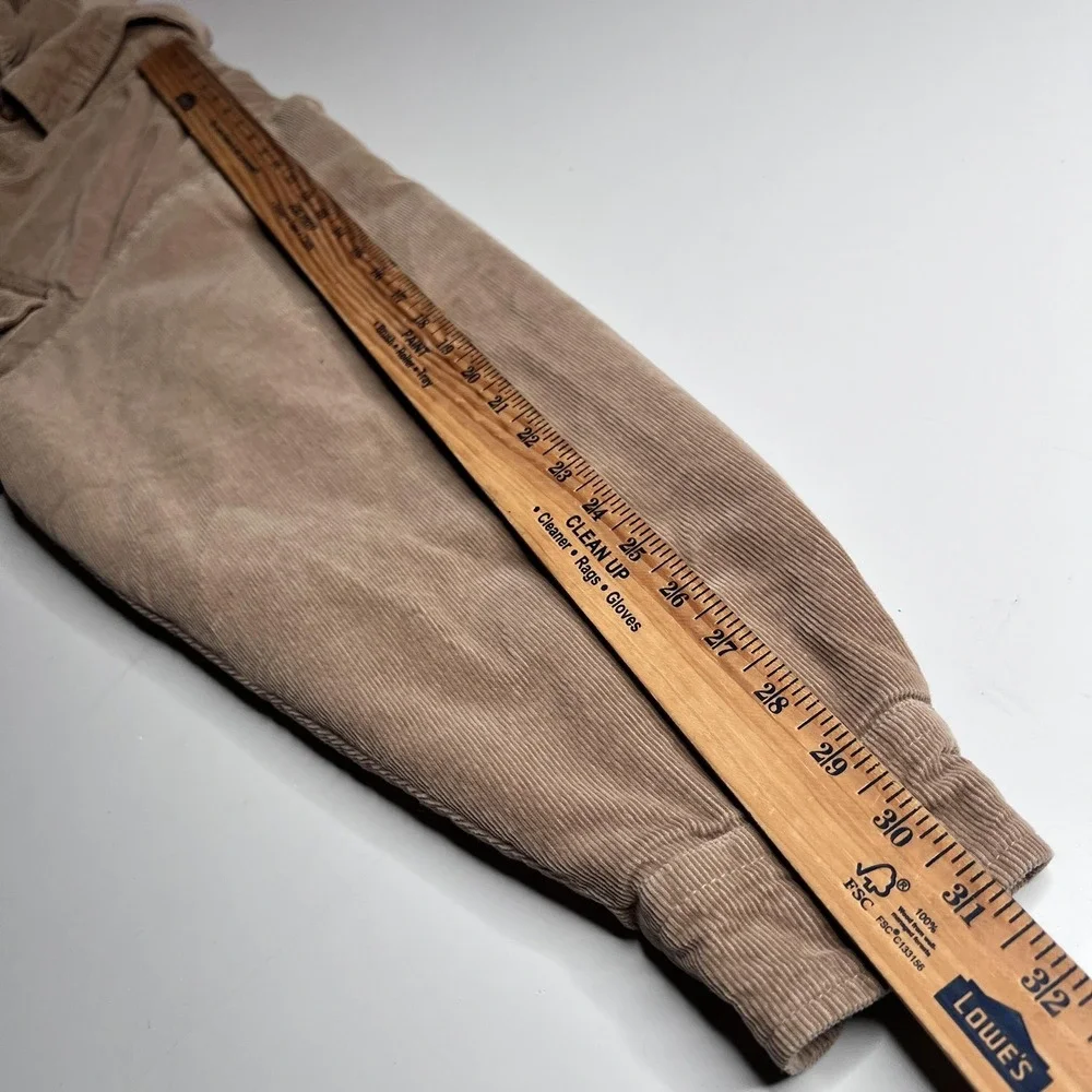 Levi's Shirt Jacket Mens XL Beige Corduroy Fleece Lined Button Up Workwear - Picture 8 of 8